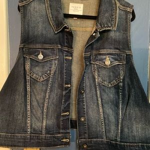 Torrid size 5 Denim Vest